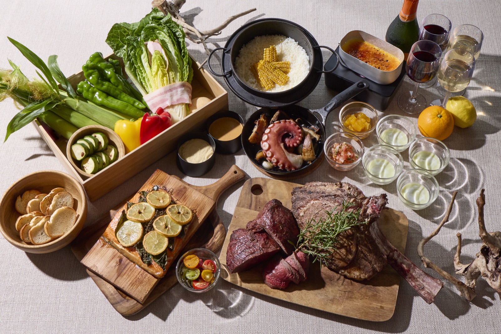 Summer dinner course
