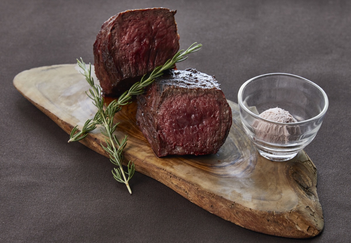 Grilled Kobe beef rump